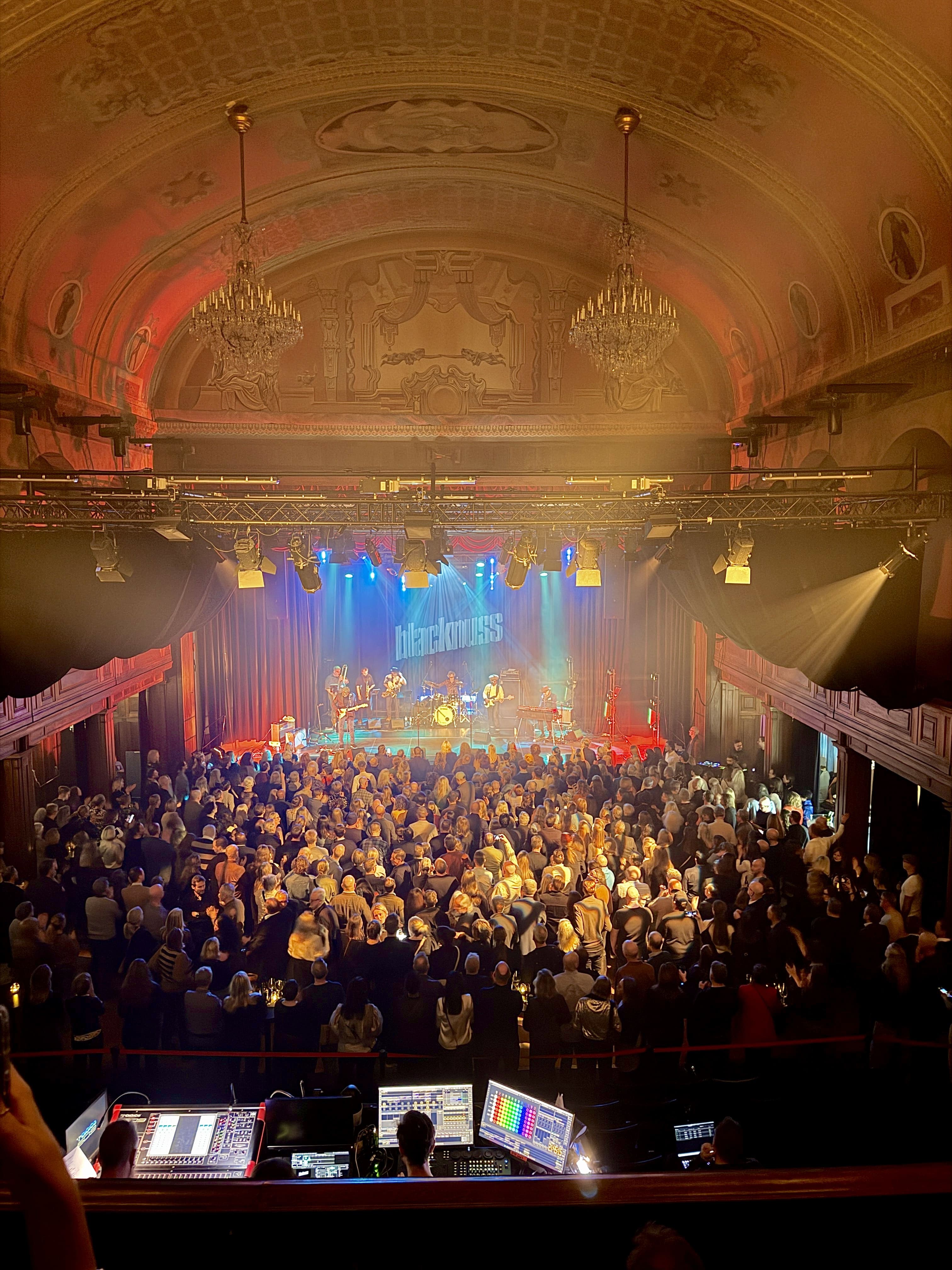 The main hall packed for a concert at Palladium