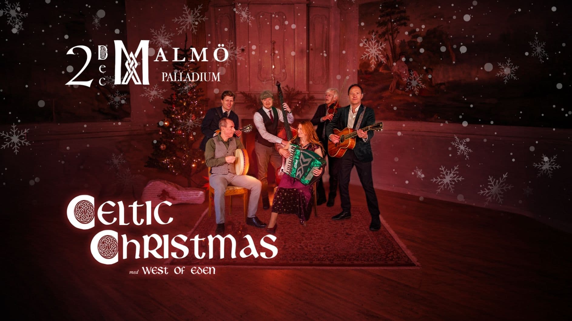 Celtic Christmas - en julkonsert med West of Eden | Palladium, Malmö