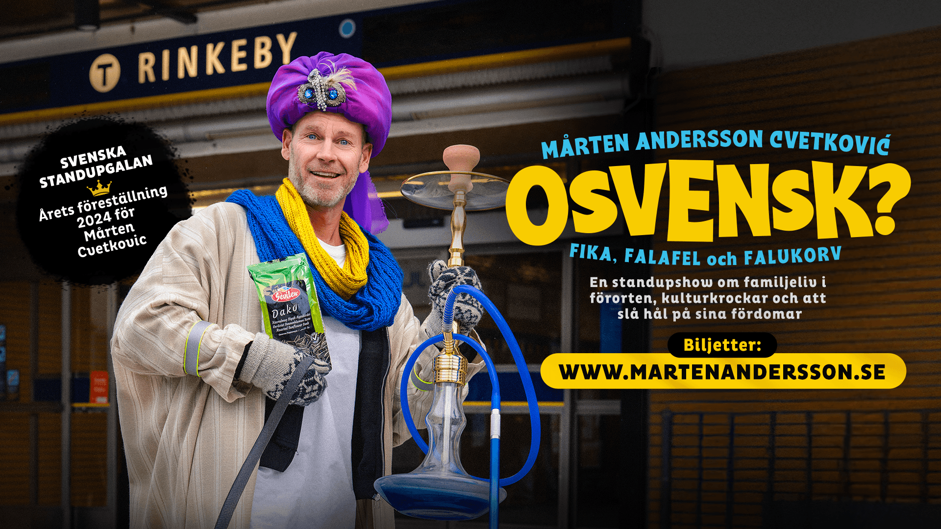 OSVENSK? - Fika, falafel och falukorv